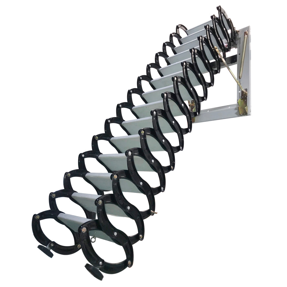 Black Loft Wall Ladder Stairs