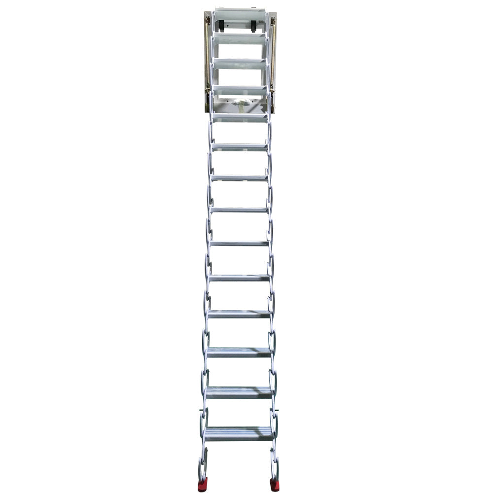 White Loft Wall Ladder Stairs
