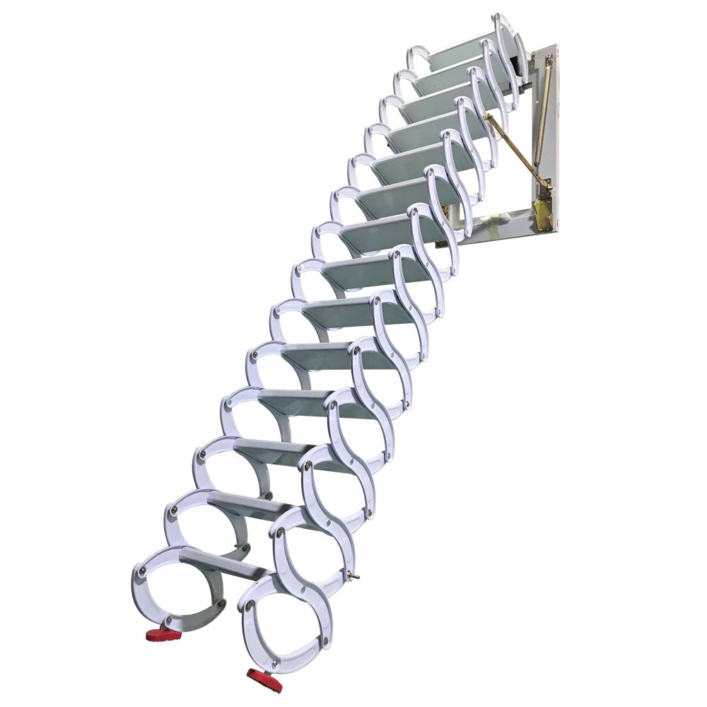 White Loft Wall Ladder Stairs