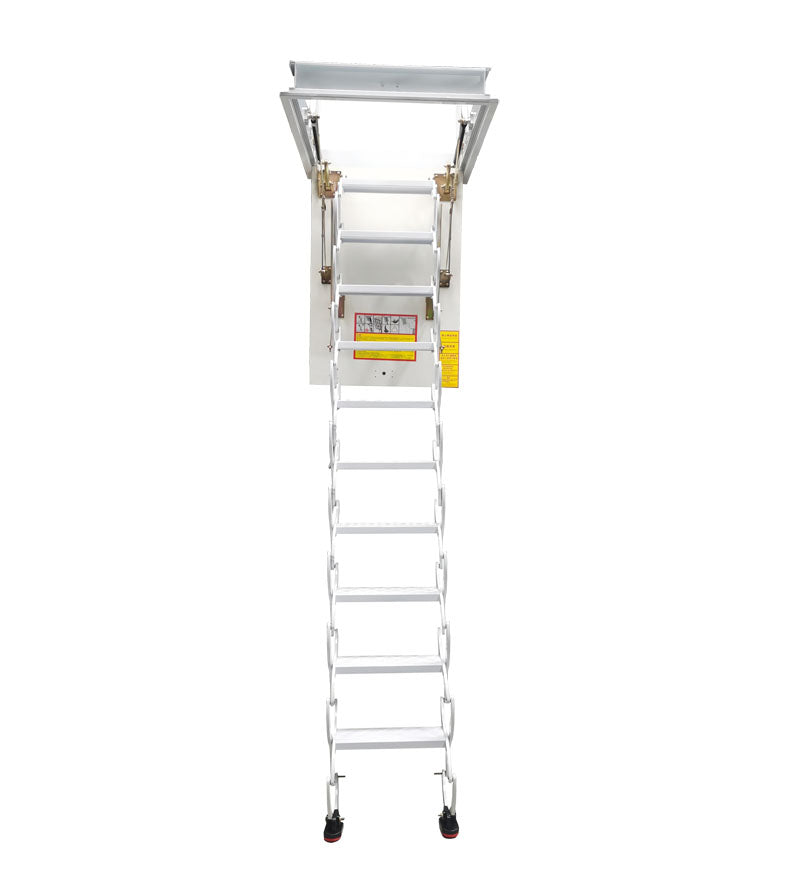 White Loft Wall Ladder Stairs