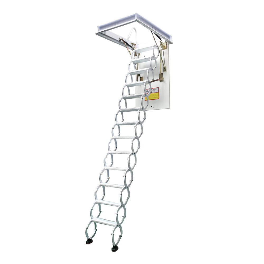 White Loft Wall Ladder Stairs