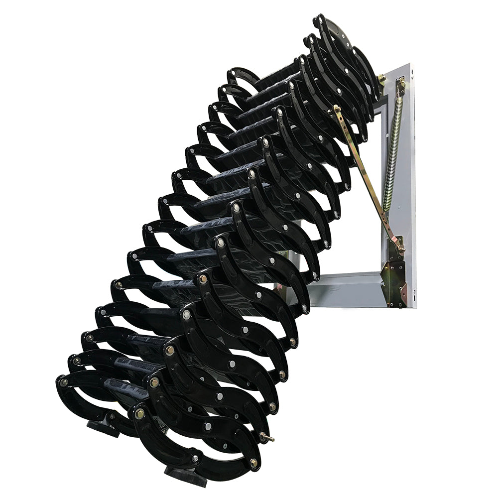 Black Loft Wall Ladder Stairs