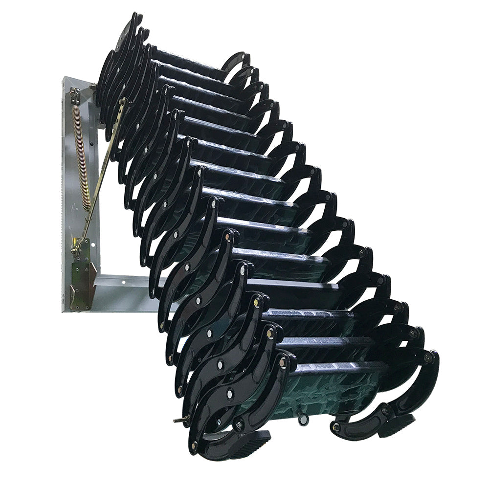 Black Loft Wall Ladder Stairs