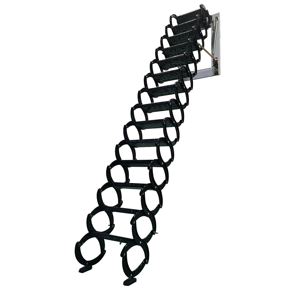 Black Loft Wall Ladder Stairs