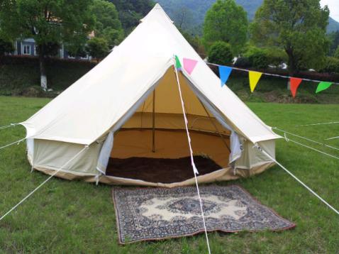 5m Canvas Camping Bell Tent
