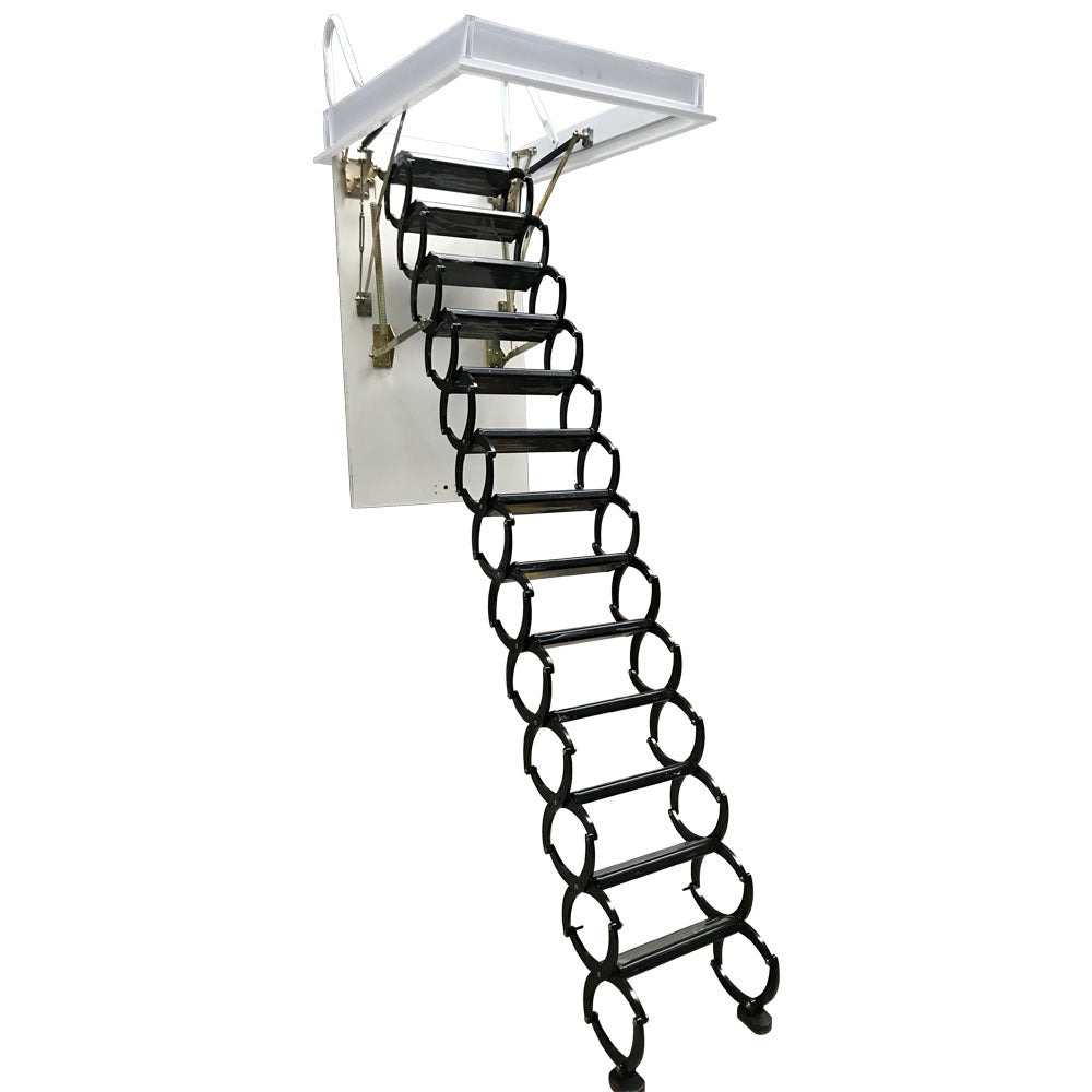 Black Loft Wall Ladder Stairs