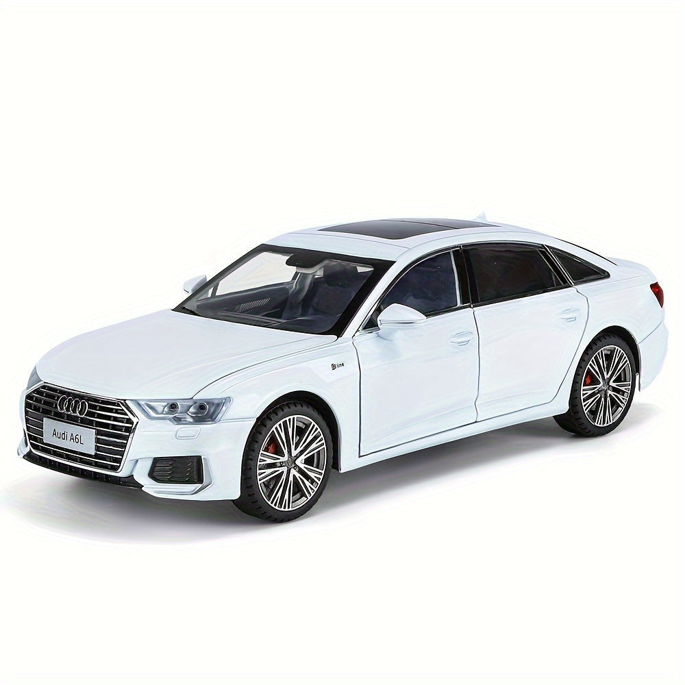 Audi A6L 118 DieCast Model Car  WhiteBlack-OSX1