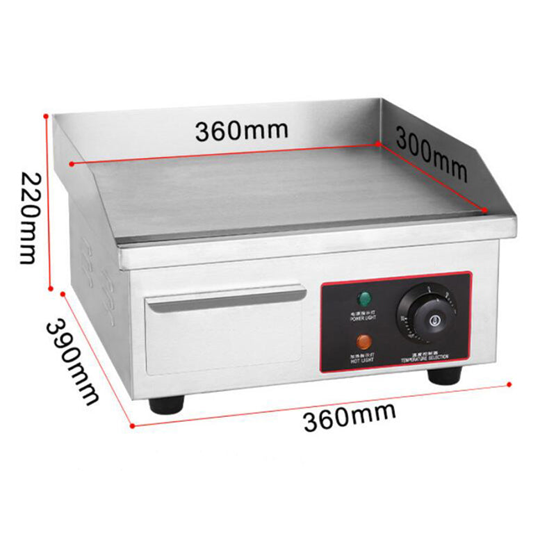 110V Flat Cooking Griddle Grill