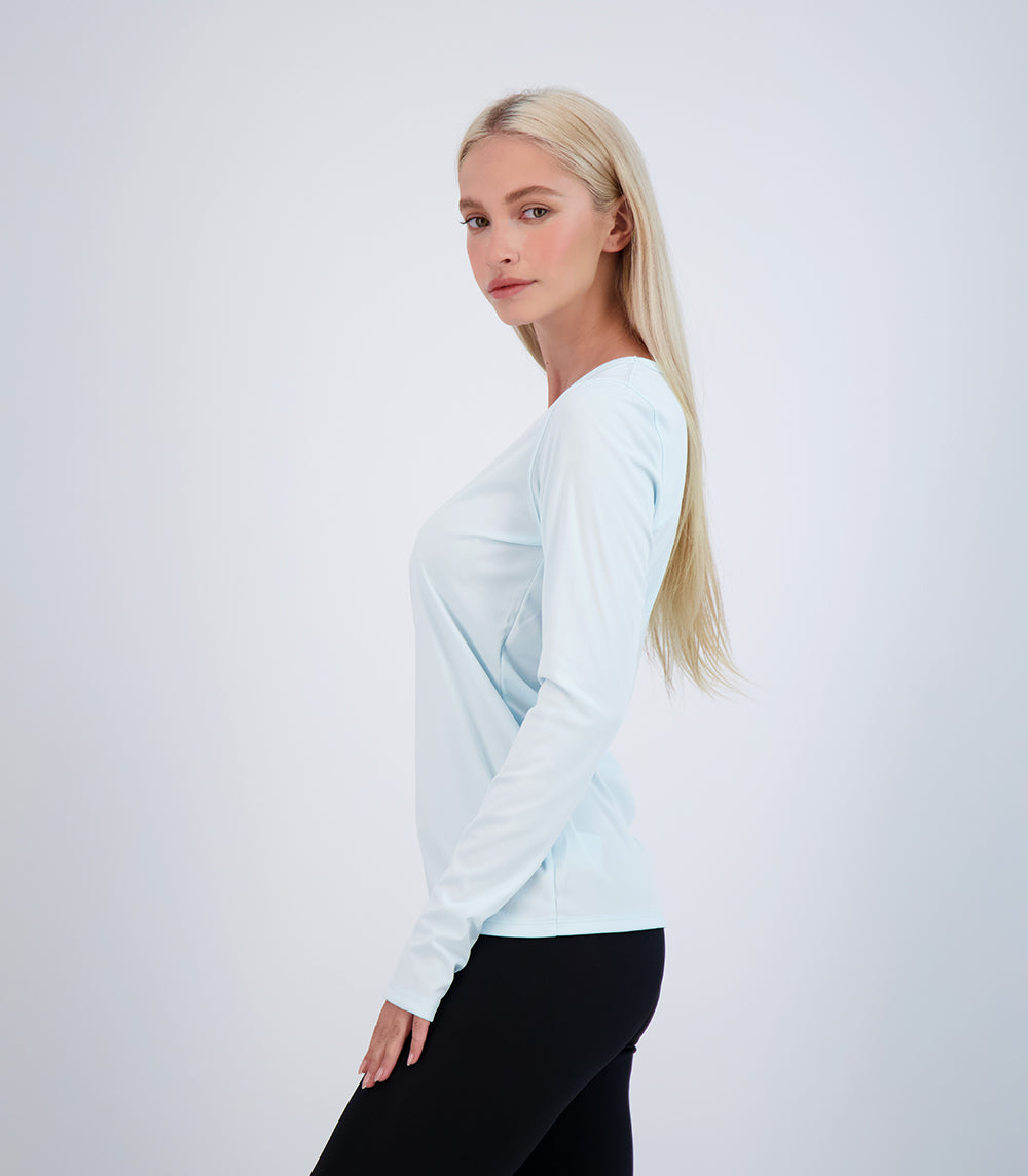 Bonita Ladies Long Sleeve V Neck ProtectUV® Sun Protective Shirt