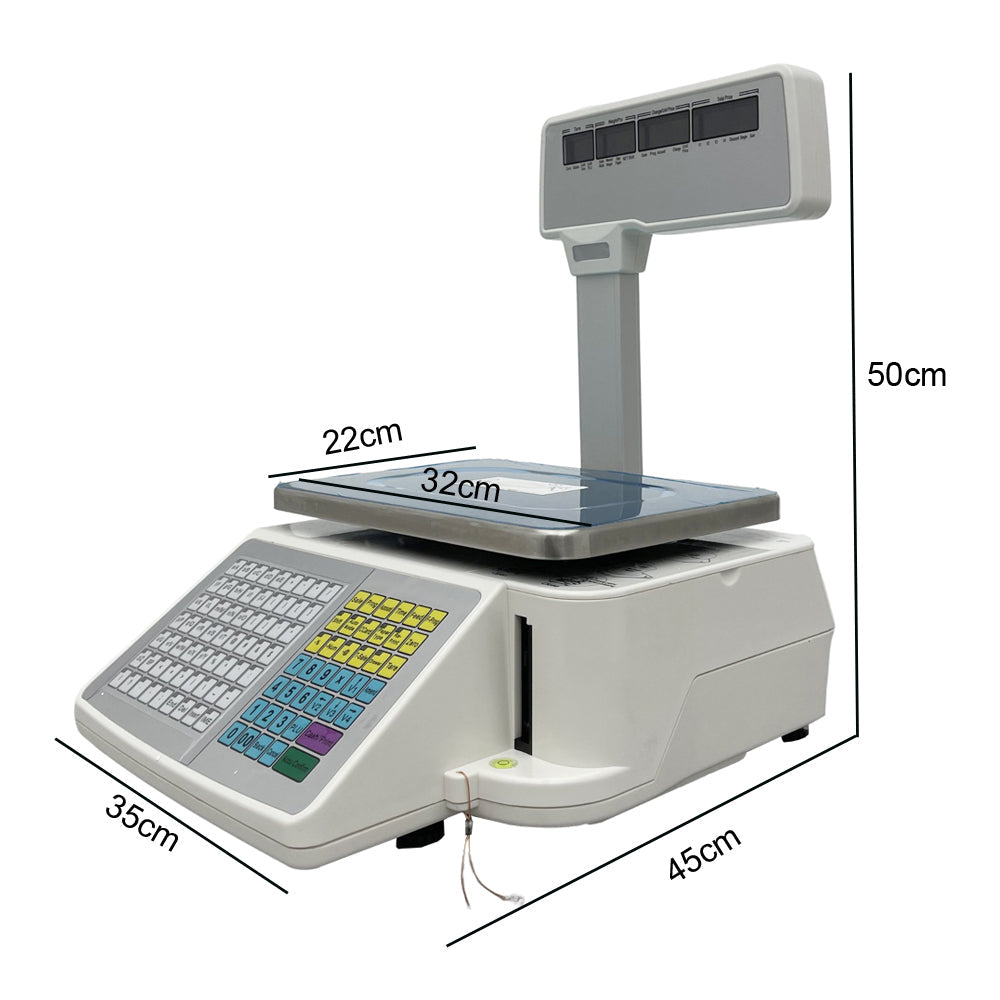 Digital Price Computing Scale Thermal Printer