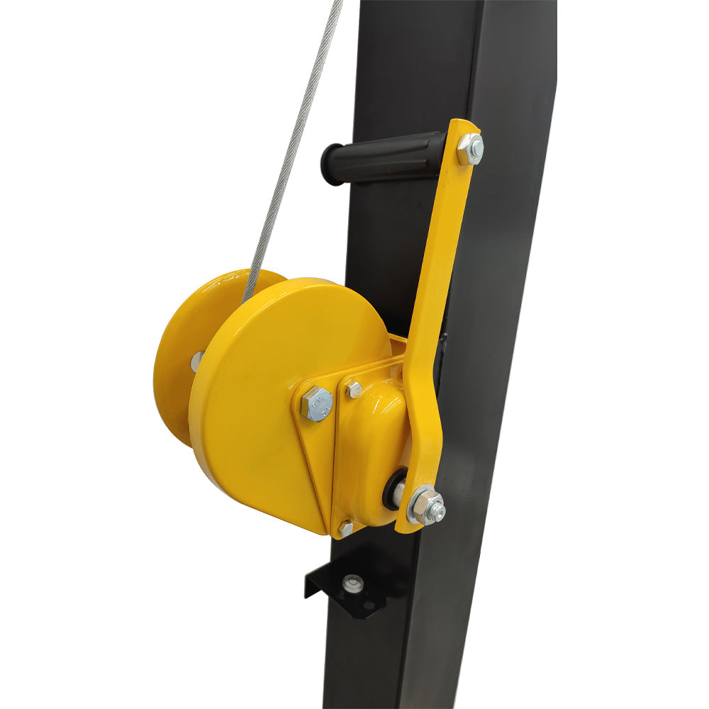 Heavy Duty Crank Stand With Outriggers