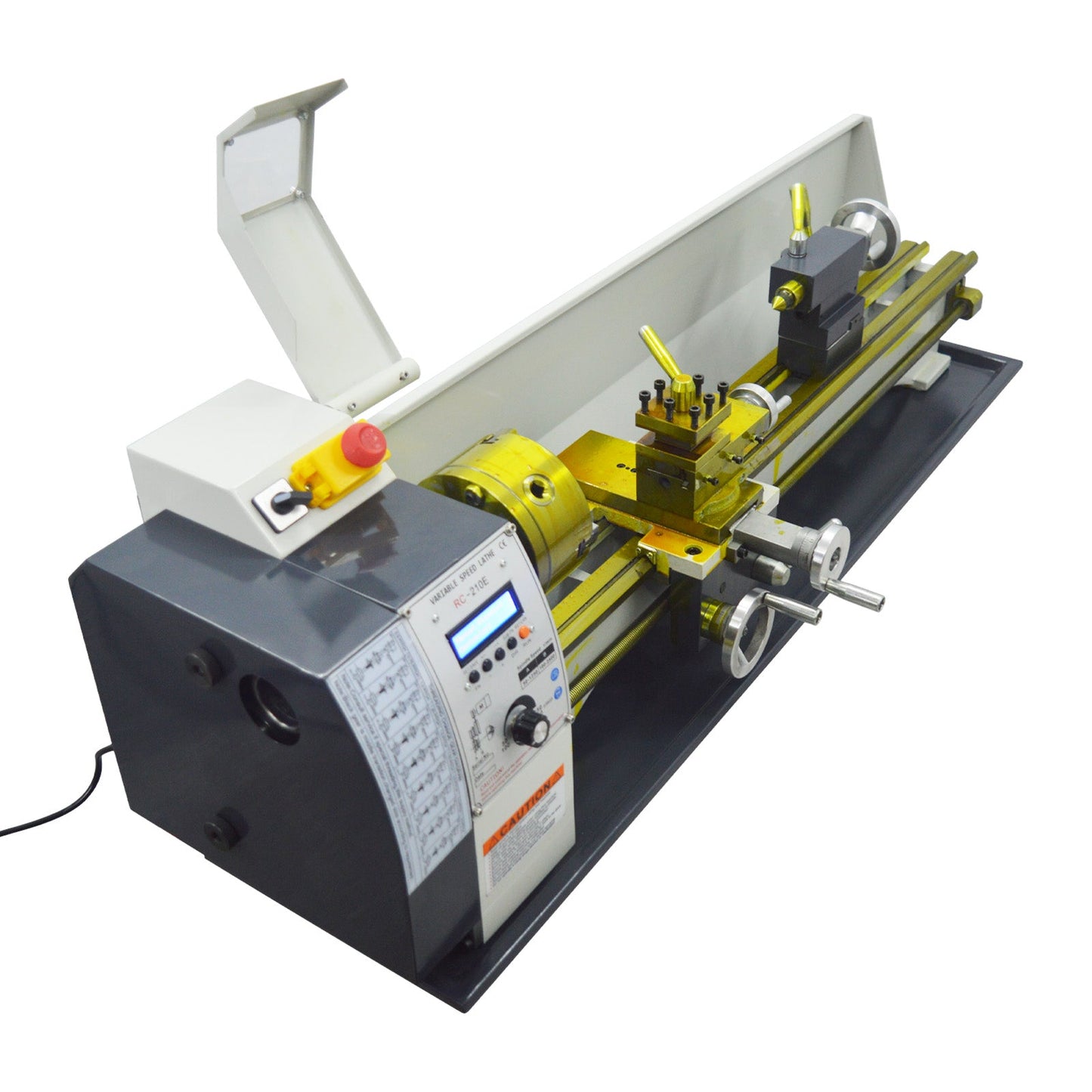 RC-210E Precision Metal Bench Lathe 1100W