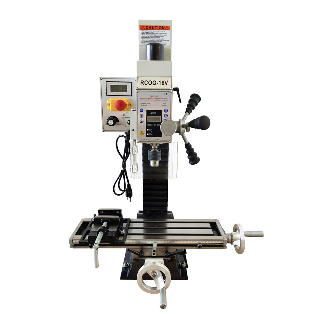600W RCOG-16V Brushless Precision Milling and Drilling Machine 110V