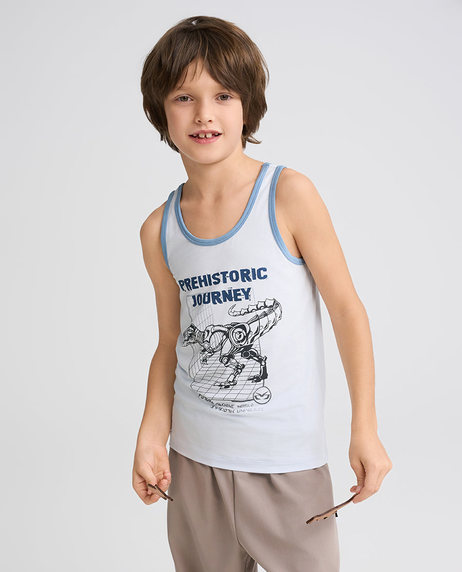 Aimer Kids Tencel Modal Tank Top For Boys