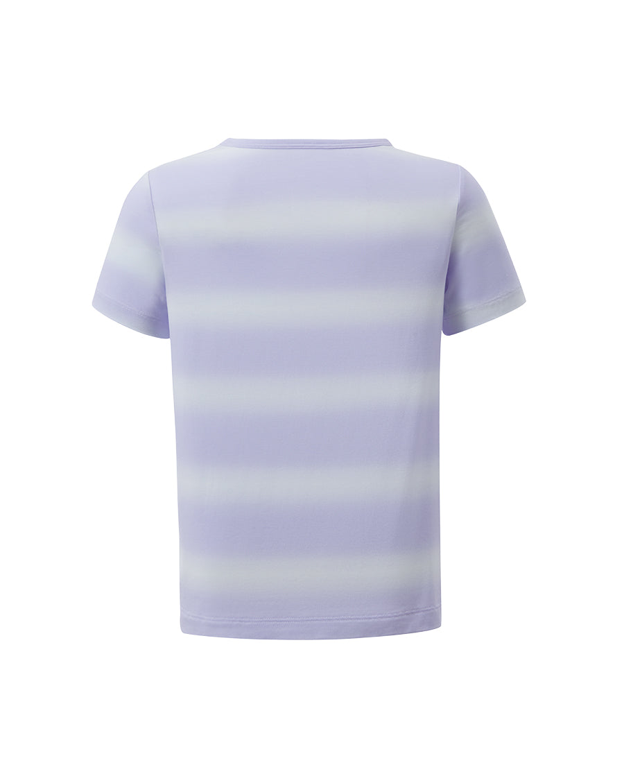 Aimer Kids Short-sleeve Tops Homewear Set For Girls