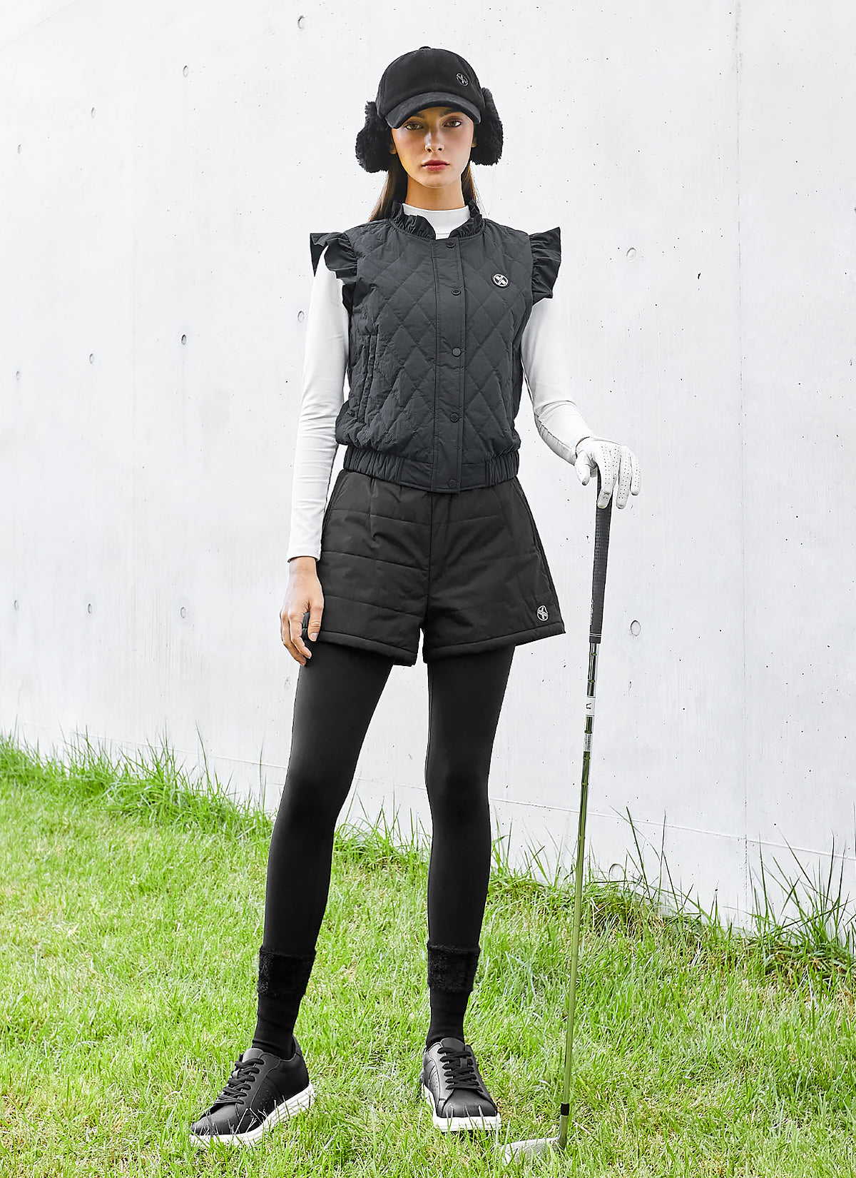 Black Label 360N Padded Shorts Napping Leggings