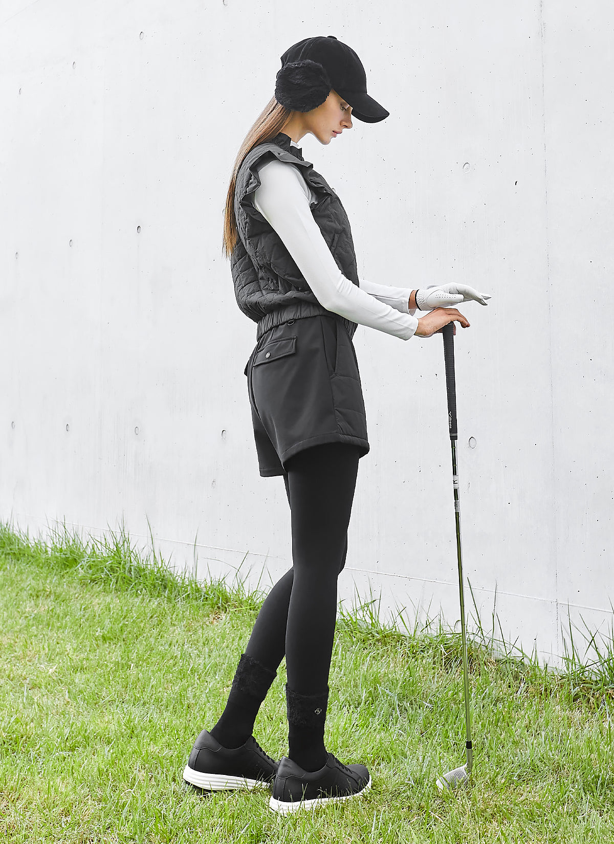 Black Label 360N Padded Shorts Napping Leggings