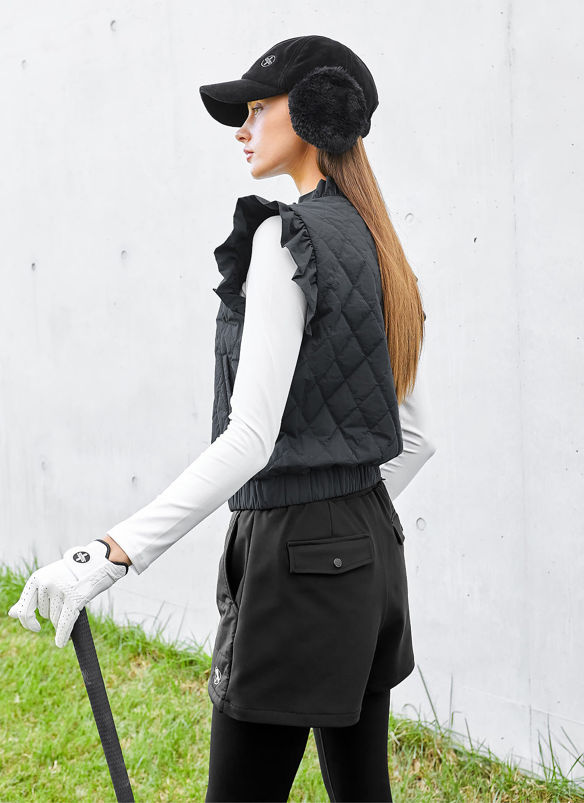 Black Label 360N Padded Shorts Napping Leggings