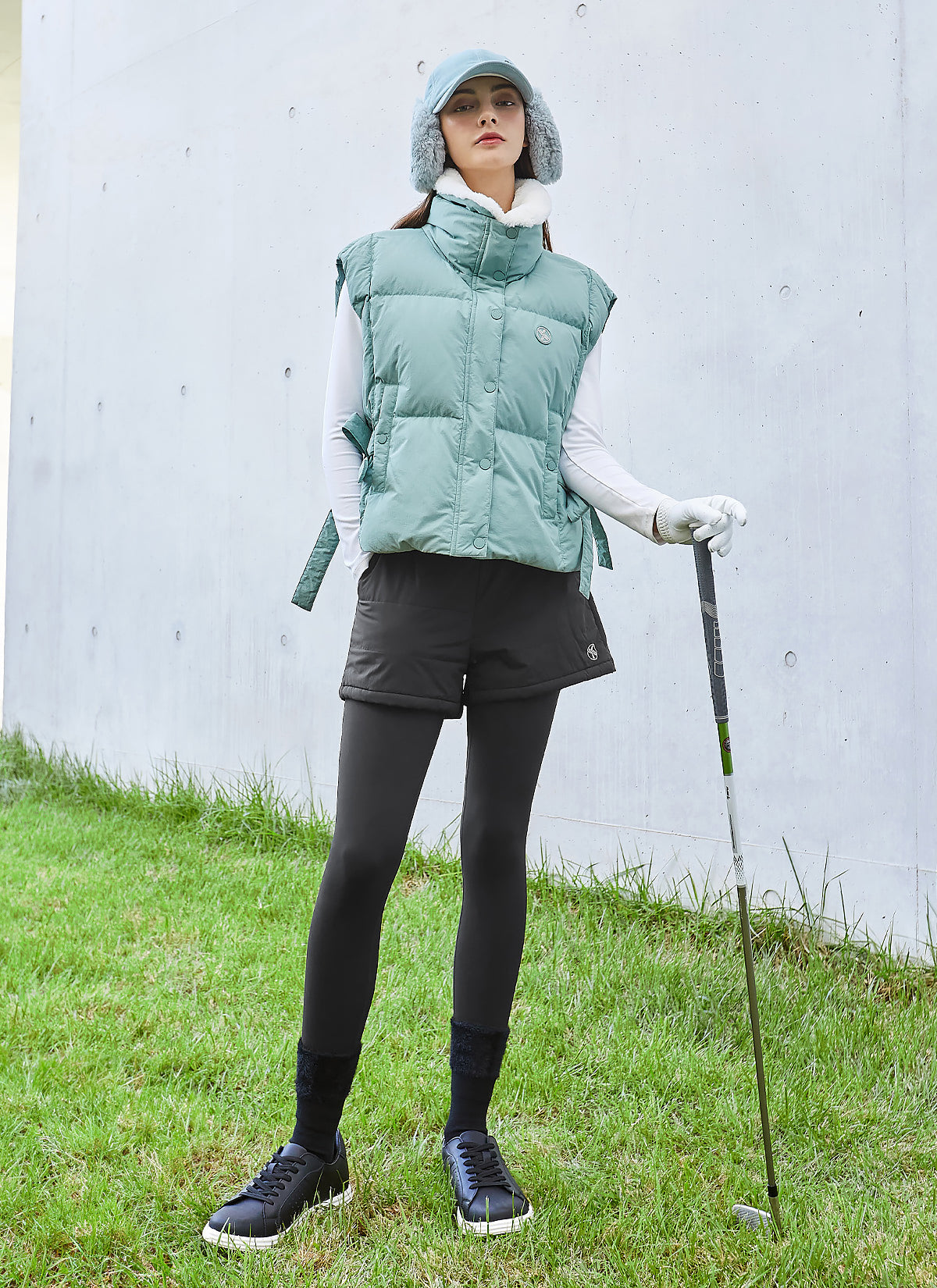 Black Label 360N Padded Shorts Napping Leggings