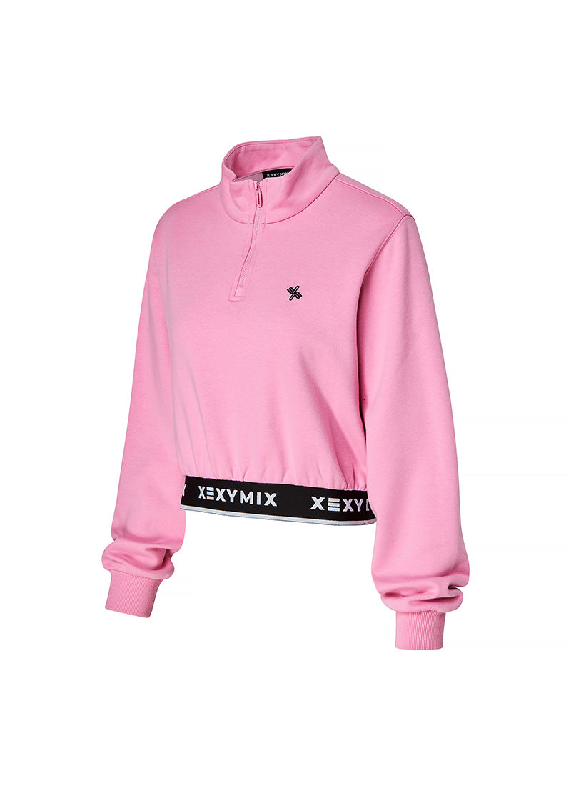 Logo Point Warm Crop Sweatshirt