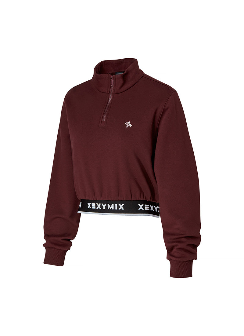Logo Point Warm Crop Sweatshirt