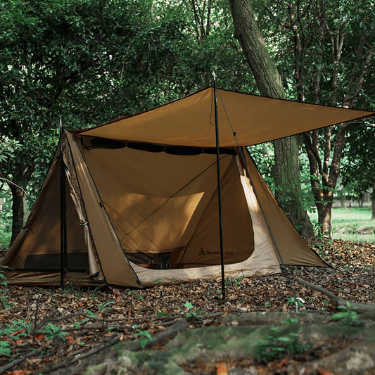 DS001 Camping Hot Tent 4 Season Tent 1-2 Person Water-resistant Wind-Resistant Lightweight