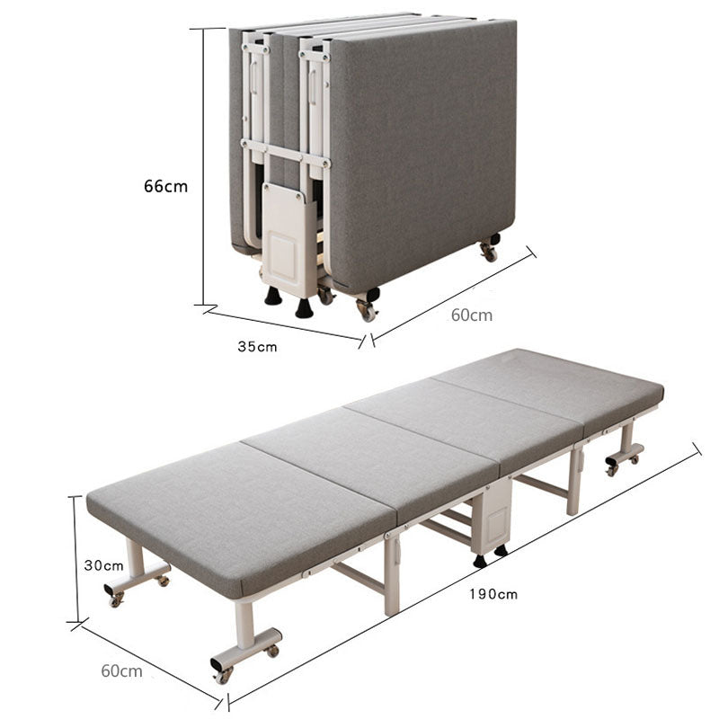 Portable Folding Bed Frame Linen sponge mattress