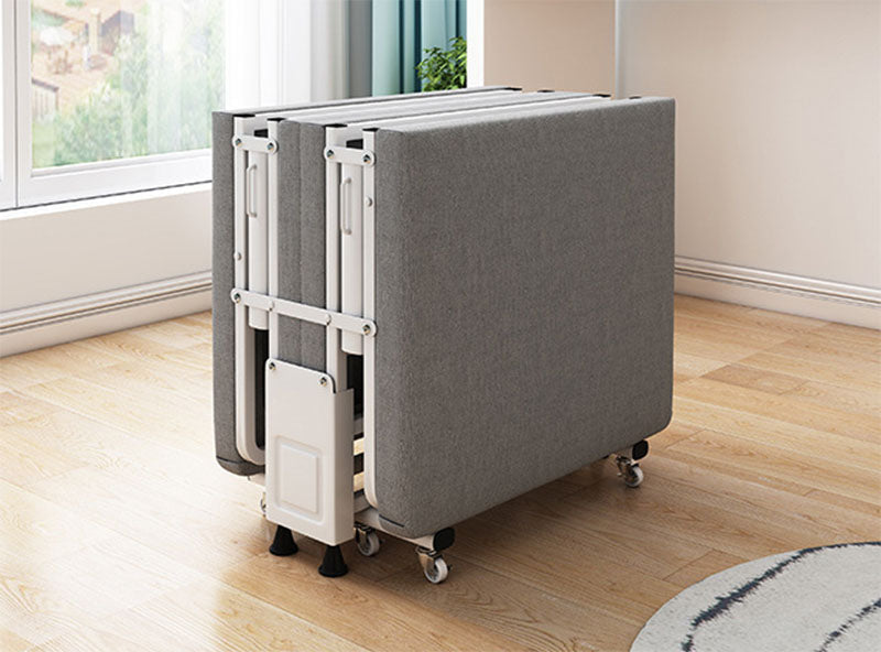 Portable Folding Bed Frame Linen sponge mattress