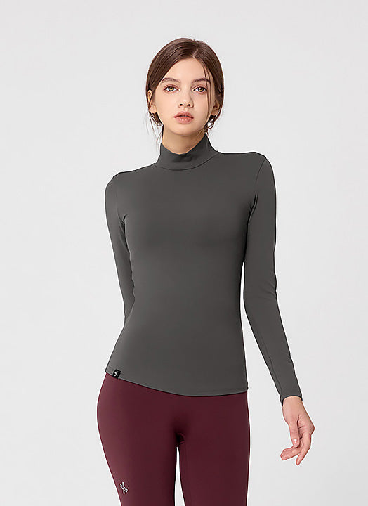Mock Neck Slimfit Long Sleeve