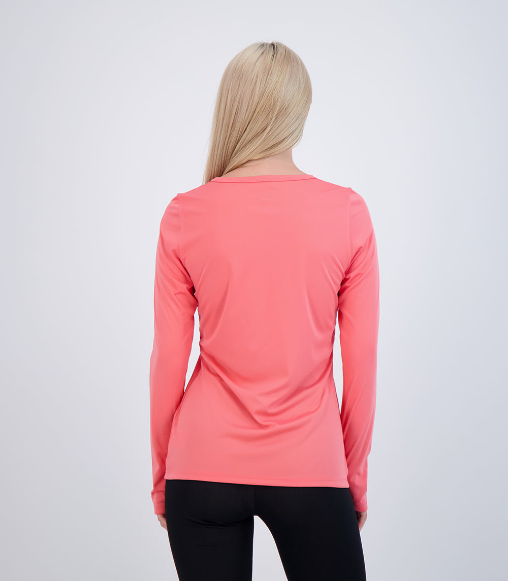 Bonita Ladies Long Sleeve V Neck ProtectUV® Sun Protective Shirt