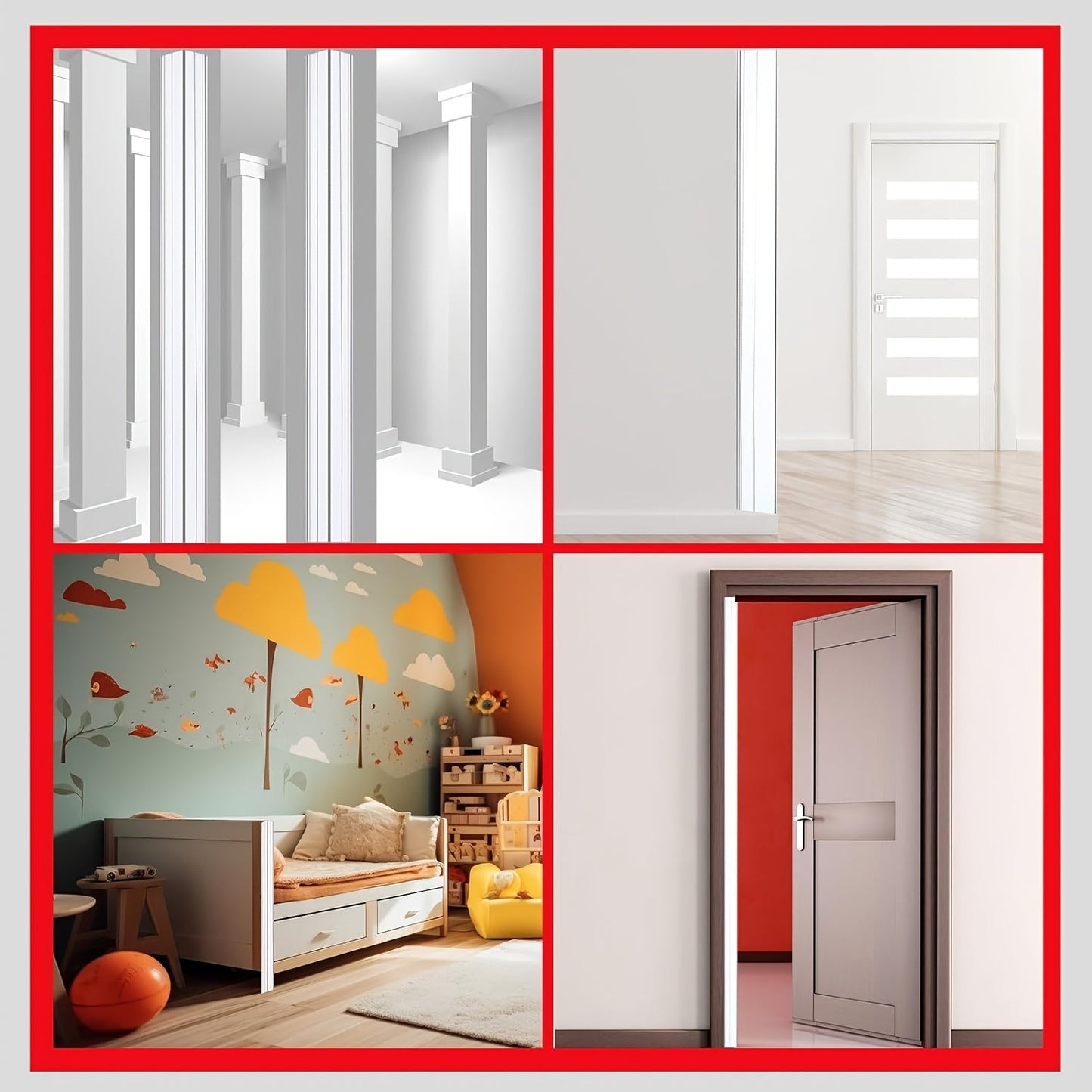 Clear Corner Guards  4 Sizes Easy Install-S08E