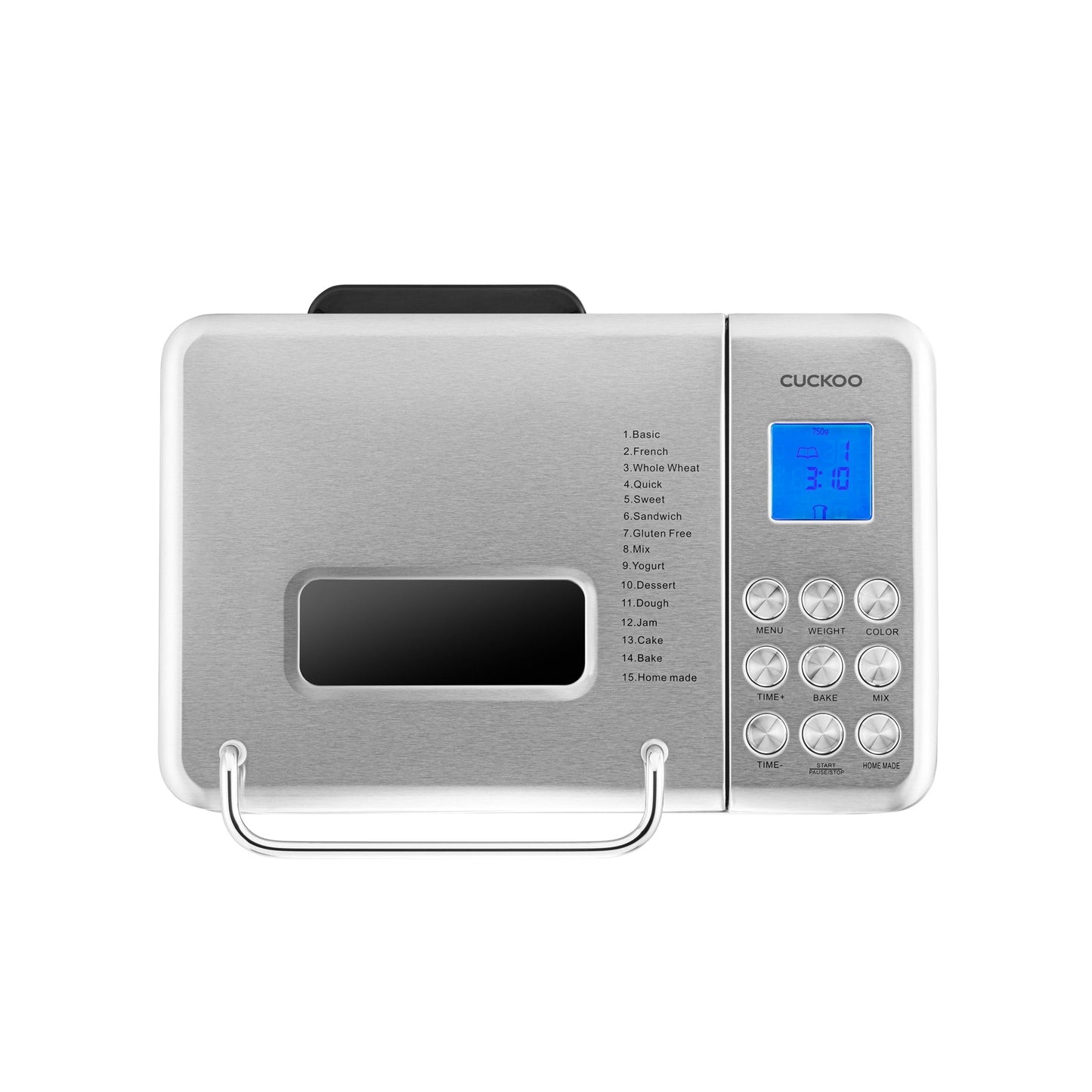 Refurbished B grade -Bread Maker (CBM-AAB101S) Automatic with 15 Menu Options, 3 Crust Colors, and Up to 2lb Loaf Capacity