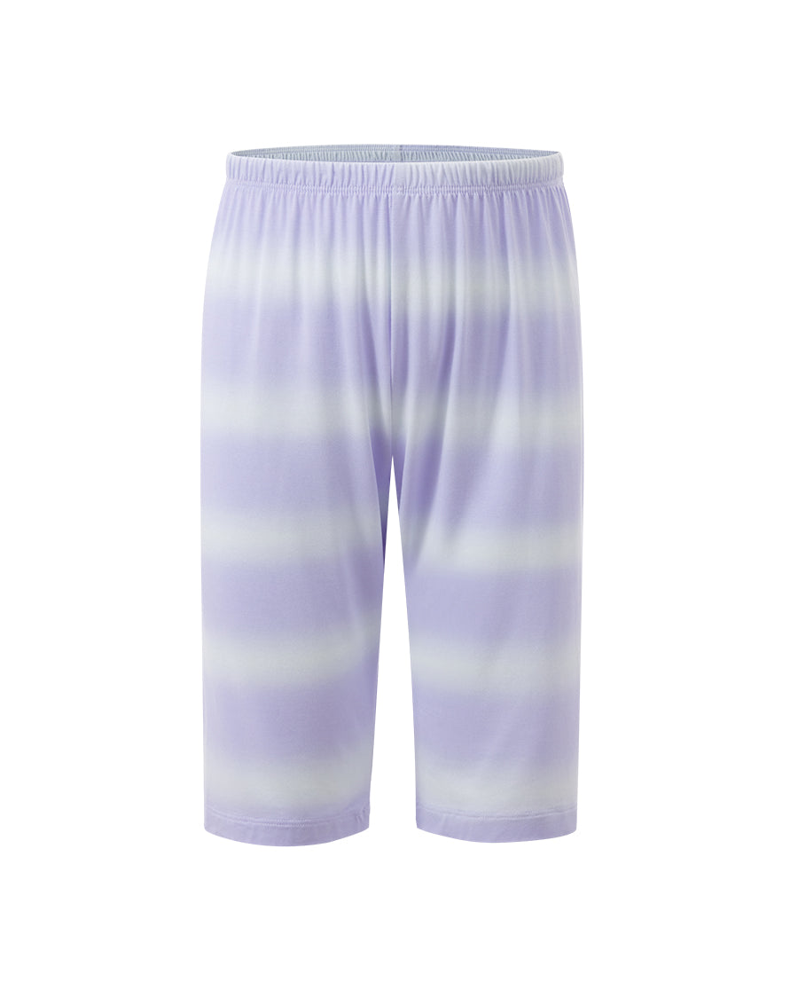 Aimer Kids Short-sleeve Tops Homewear Set For Girls