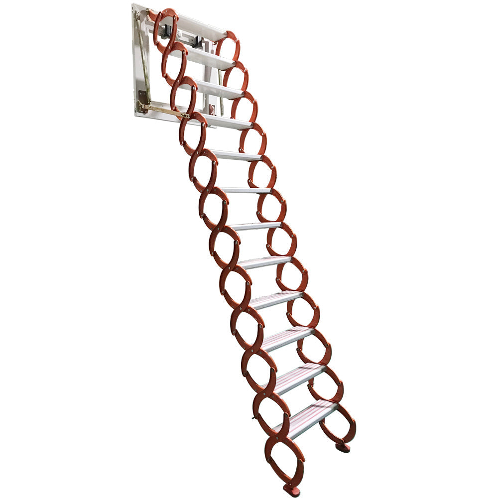Orange Loft Wall Ladder Stairs