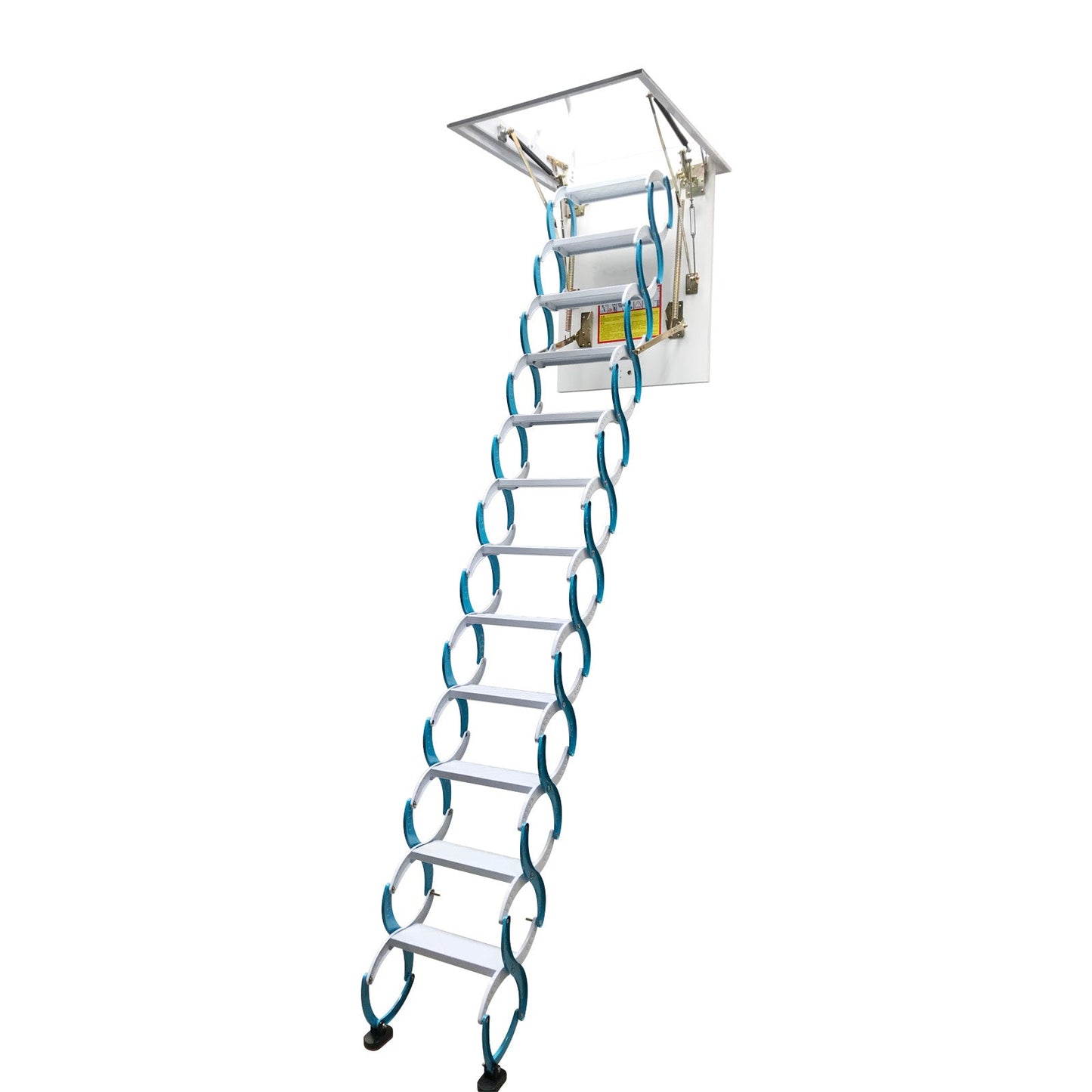 Blue Loft Wall Ladder Stairs