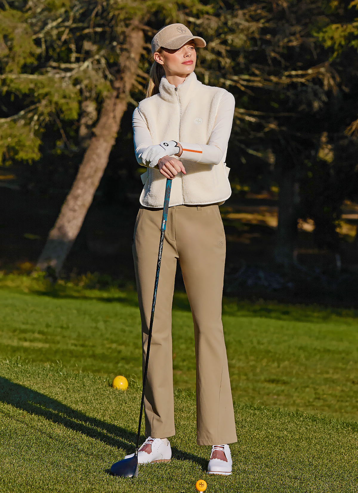 Twill Tension Napping Bootcut Pants