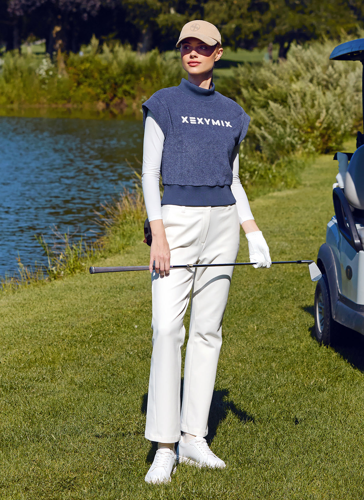 Twill Tension Napping Bootcut Pants