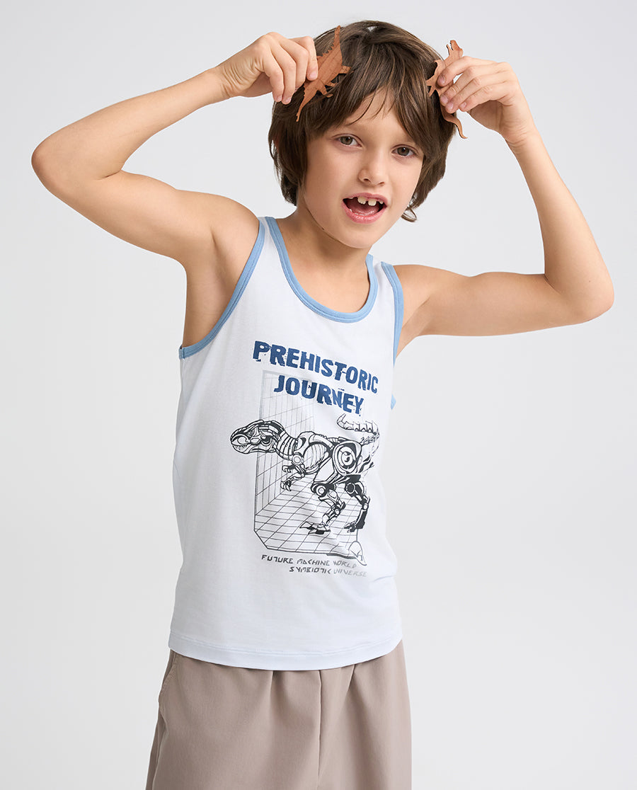 Aimer Kids Tencel Modal Tank Top For Boys