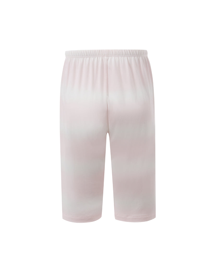 Aimer Kids Short-sleeve Tops Homewear Set For Girls