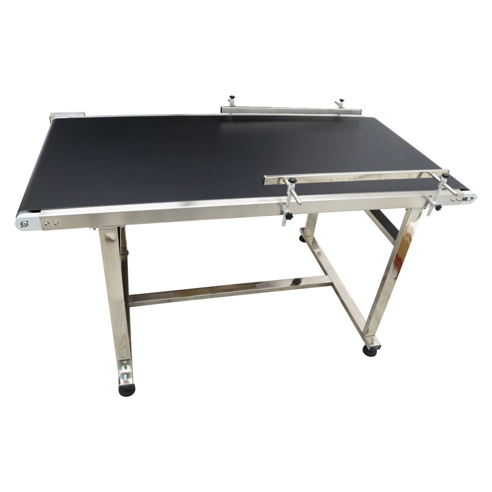 110V 1.5m PVC Conveyor Double Guardrail 70cm