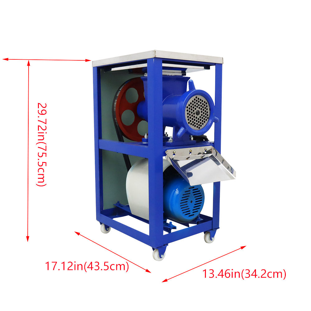 220V 2.2KW Bone Crusher Feed Processer