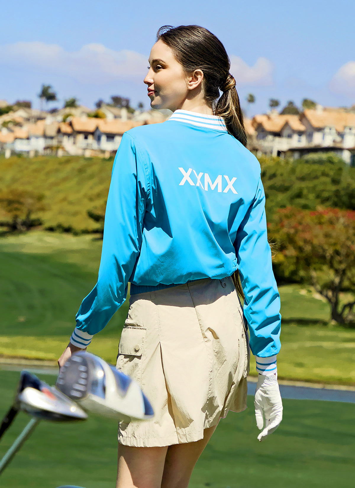 Natural Woven Cargo Skirt