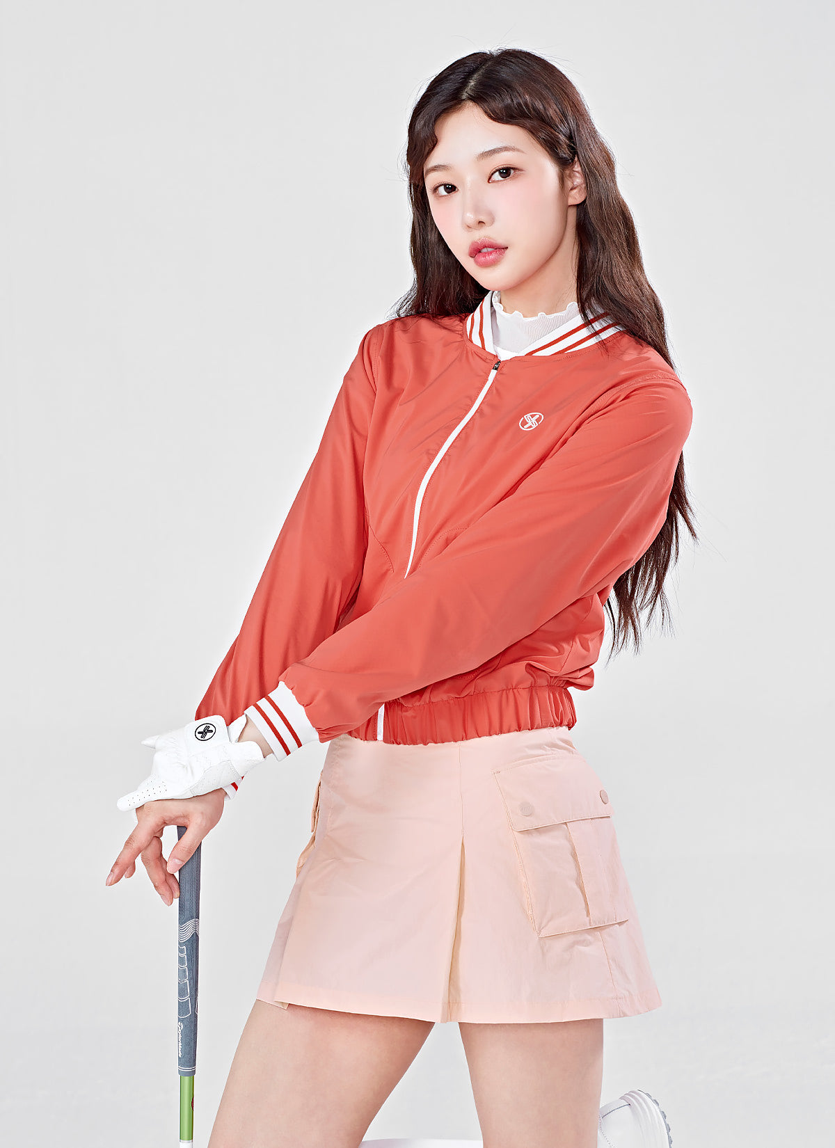 Natural Woven Cargo Skirt