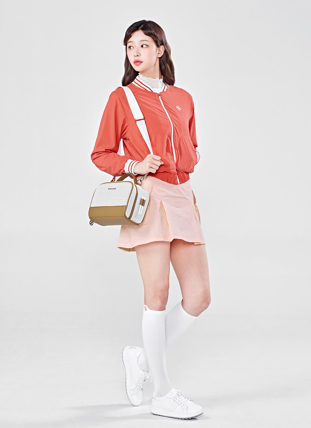 Natural Woven Cargo Skirt