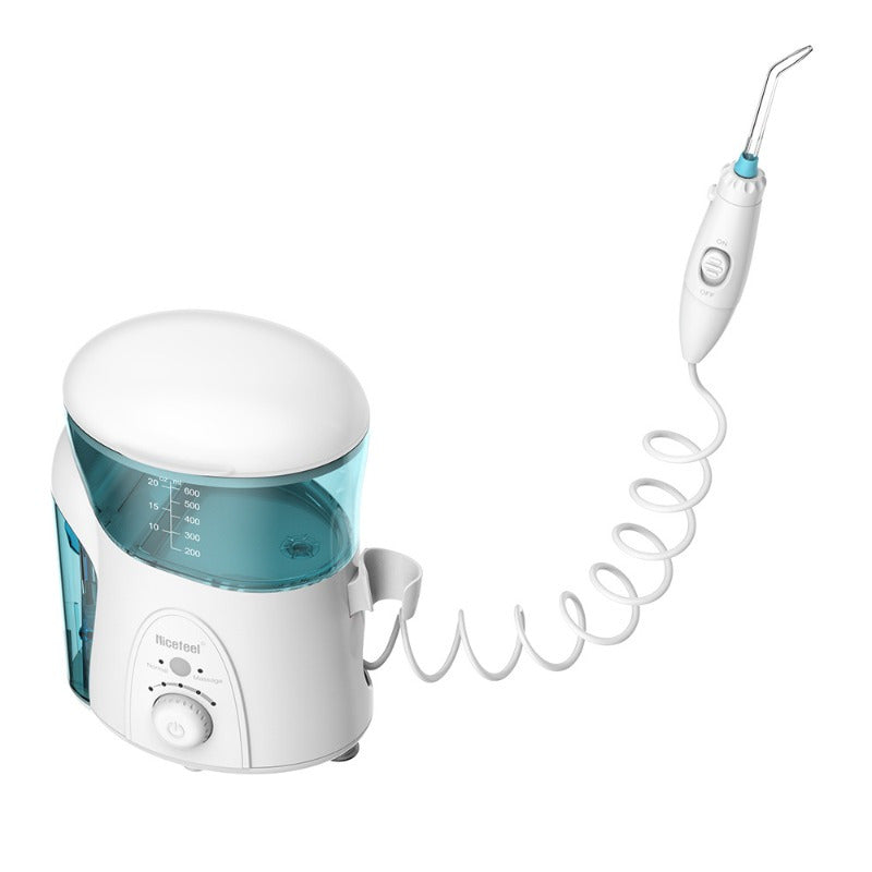 600ml Electric Water Flosser  Adjustable Pulsed Flow 7 Nozzles Soft Mode-FYGW