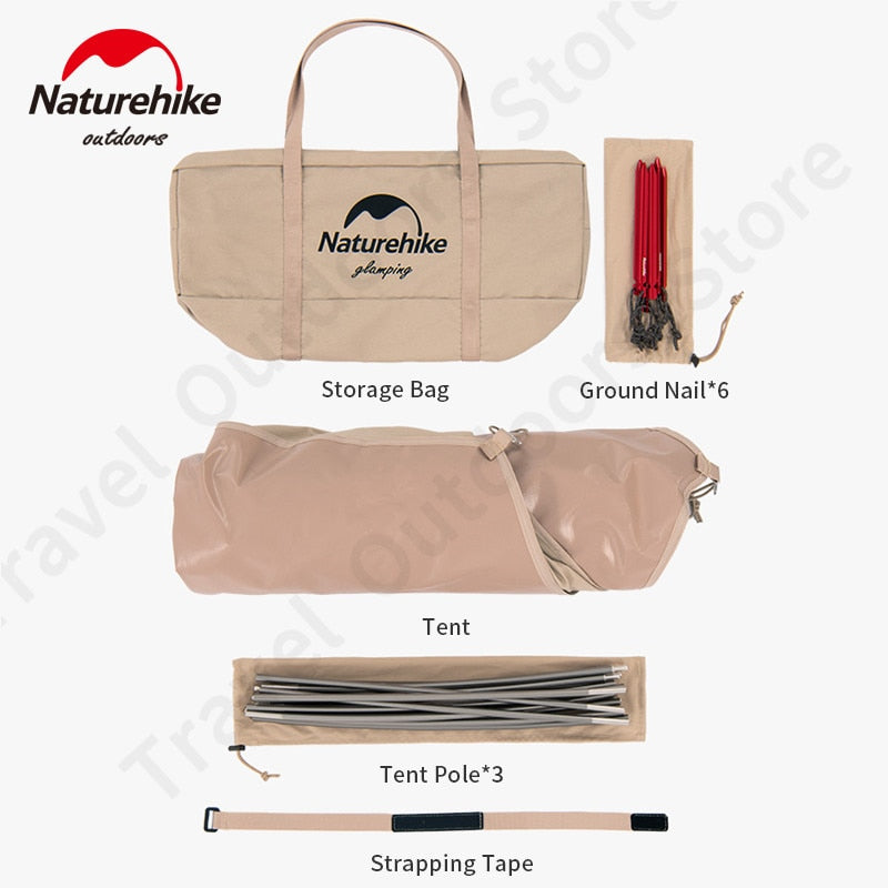 Naturehike Hexagonal Mini Pet Tent Portable Ultralight Cat Camping House Breathable Cotton Cloth Waterproof Outdoor 4 Season Cat Nest 1 Door 2 Window