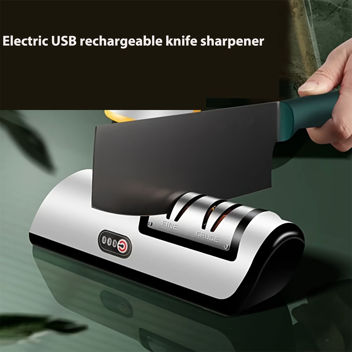 USB Rechargeable Knife Sharpener- HM12M0