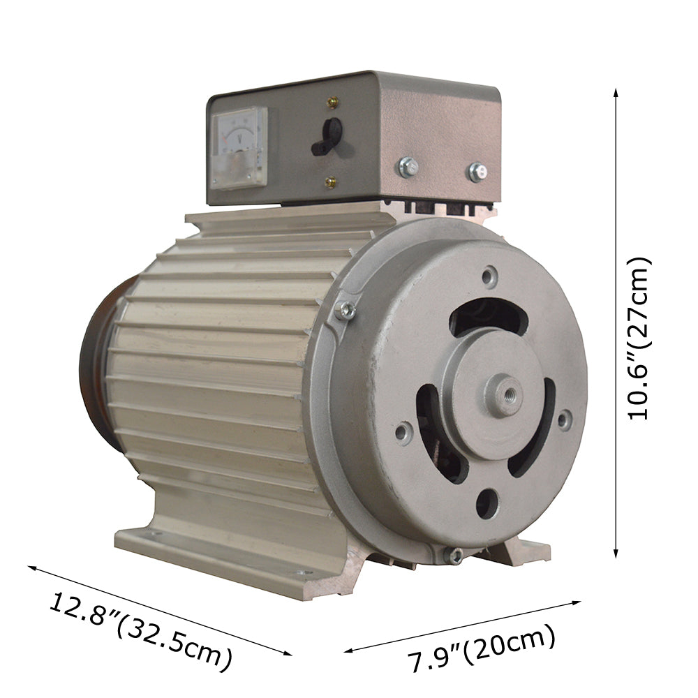 Brushless Rare Earth Permanent Magnet Variable Frequency Generator 220V 5KW