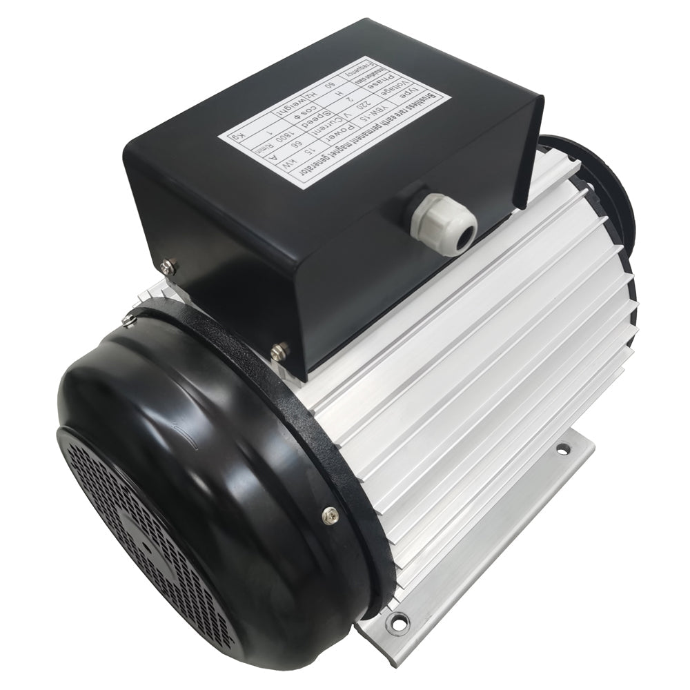 220V 15KW 60Hz Brushless Rare Earth Permanent Magnet Variable Frequency Generator