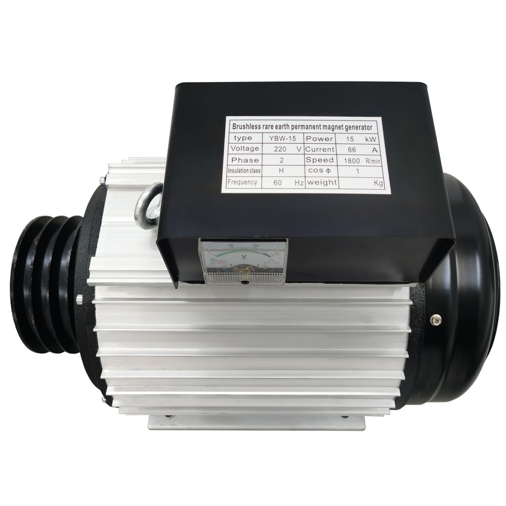 220V 15KW 60Hz Brushless Rare Earth Permanent Magnet Variable Frequency Generator